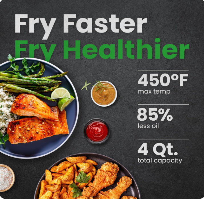 Dnscwa air fryer product shot